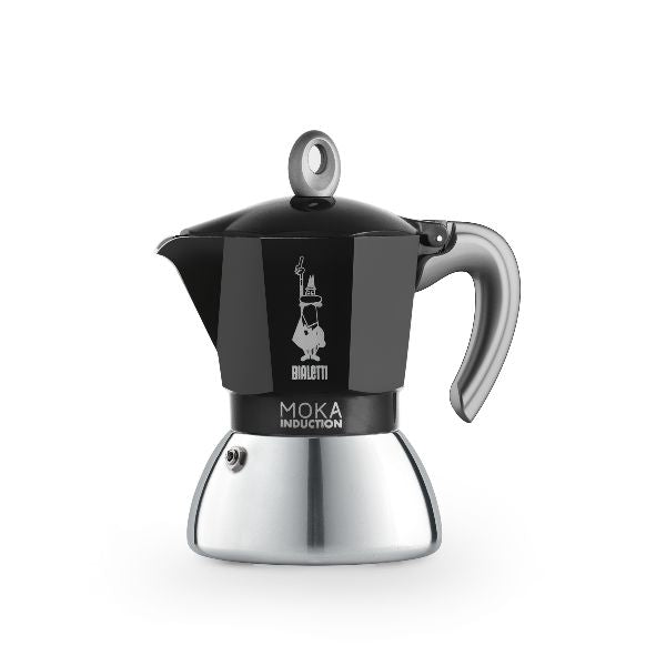 BIALETTI Cafetière italienne 4 tasses - Moka Induction Noire - 1