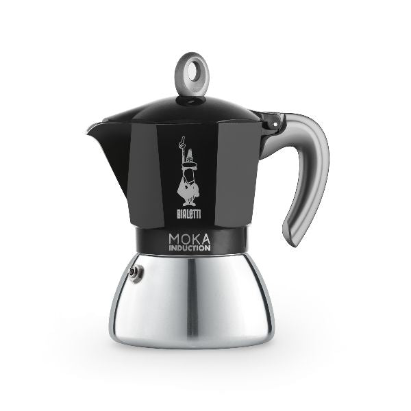 BIALETTI Cafetière italienne 6 tasses - Moka Induction Noire - 1