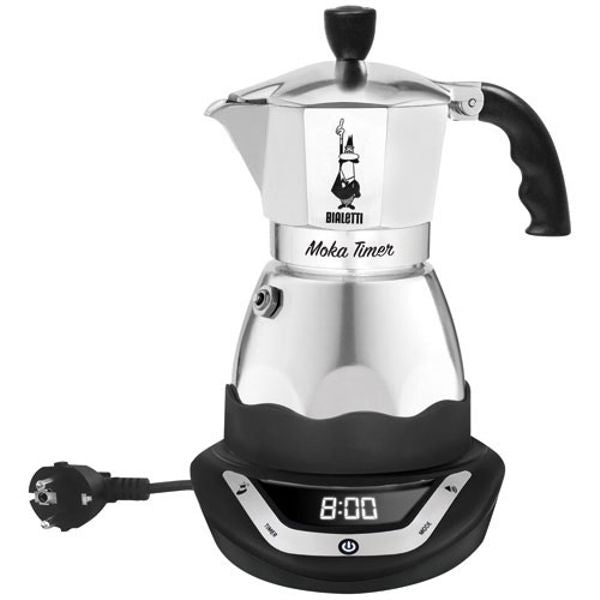BIALETTI Cafetière italienne électrique 3 tasses - Moka Timer - 1