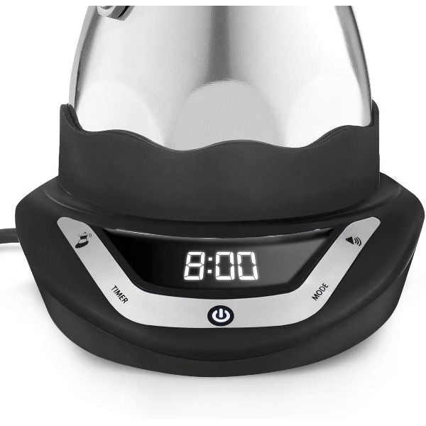 BIALETTI Cafetière italienne électrique 3 tasses - Moka Timer - 3