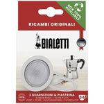 BIALETTI Filtre + 3 joints pour cafetière italienne 3/4 tasses - 1