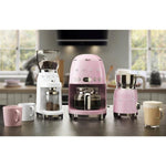 SMEG Cafetière filtre 10 tasses programmable Rose - Années 50 - DCF02PGEU - 5