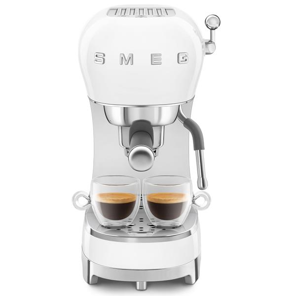 SMEG Machine Expresso Blanche - Années 50 - ECF02WHEU - 1