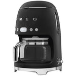 SMEG Cafetière filtre 10 tasses programmable Noir Mat - Années 50 - DCF02BLMEU - 1