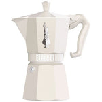 BIALETTI Cafetière italienne 6 tasses Crème - Moka Exclusive - 1