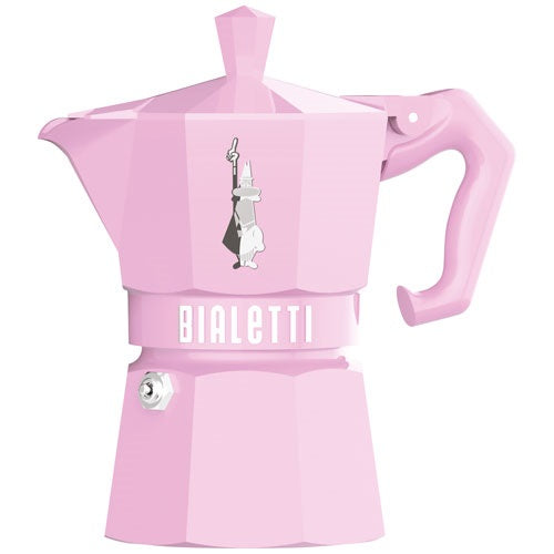 BIALETTI Cafetière italienne 3 tasses Rose Pastel - Moka Exclusive - 1