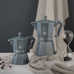BIALETTI Cafetière italienne 3 tasses Gris Silver - Moka Exclusive Octogonal - 2