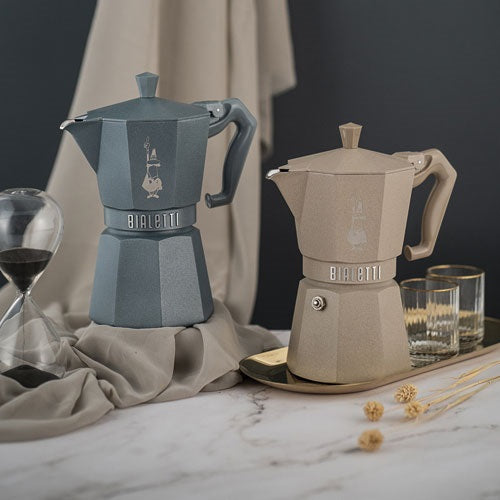BIALETTI Cafetière italienne 6 tasses Gris Silver - Moka Exclusive Octogonal - 3