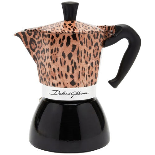 BIALETTI Cafetière italienne 6 tasses Leopardo - Moka Induction Dolce & Gabbana - 1