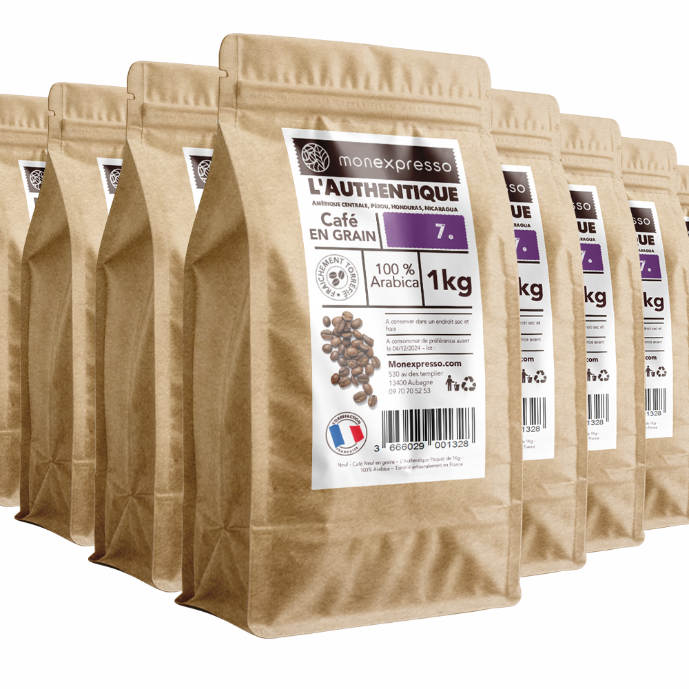 Café En Grains - Assemblage - L' Authentique (10Kg Vente En Gros)
