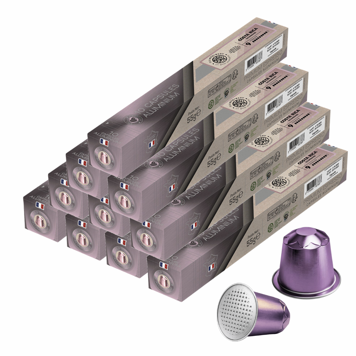 Capsules pour Nespresso - Costa Rica
