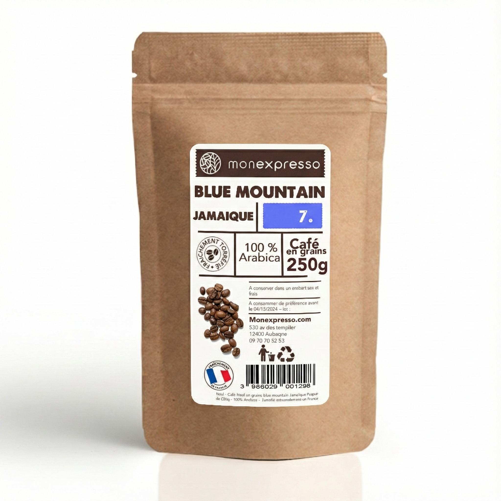 Café En Grains - Pure Origine - Jamaïque Blue Mountain Clydesdale Grade 1