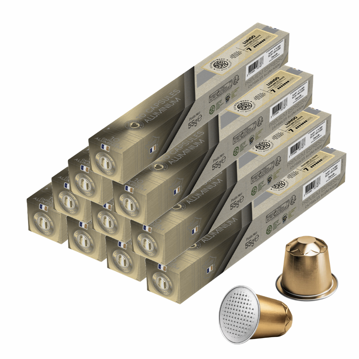 Capsules pour Nespresso - Lungo