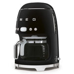 SMEG Cafetière filtre 10 tasses programmable Noir - Années 50 - DCF02BLEU - 1