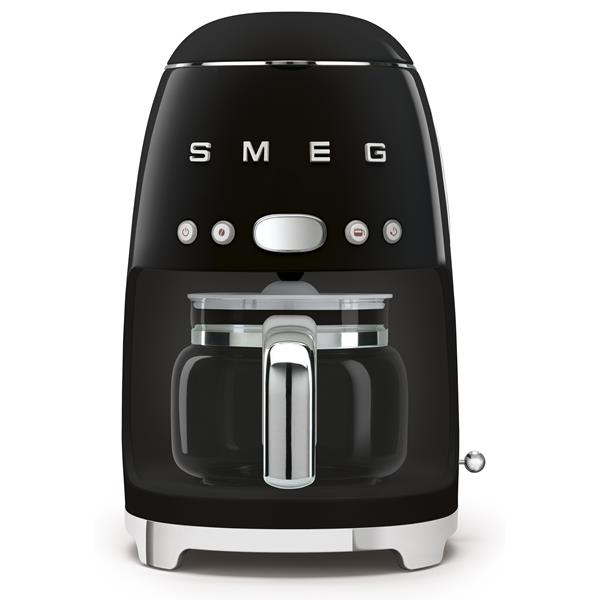 SMEG Cafetière filtre 10 tasses programmable Noir - Années 50 - DCF02BLEU - 2