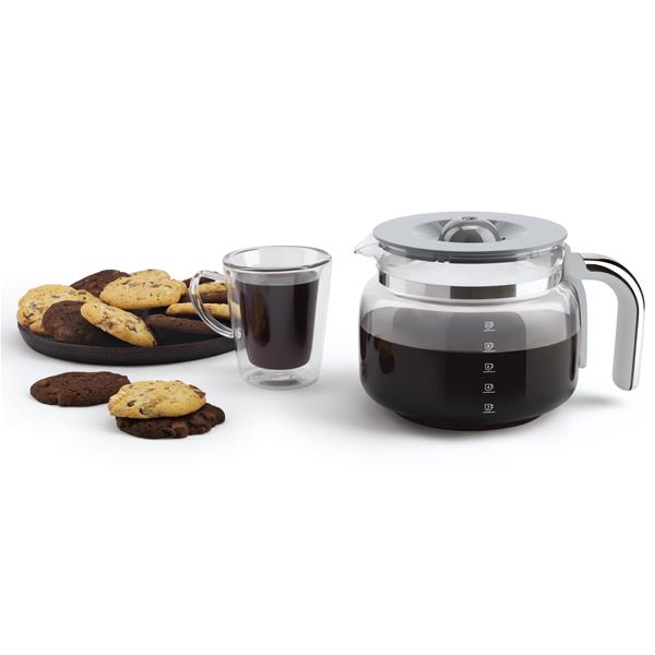 SMEG Cafetière filtre 10 tasses programmable Noir - Années 50 - DCF02BLEU - 5