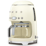 SMEG Cafetière filtre 10 tasses programmable Crème - Années 50 - DCF02CREU - 1