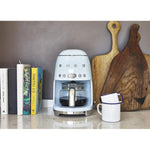 SMEG Cafetière filtre 10 tasses programmable Blanche - Années 50 - DCF02WHEU - 5