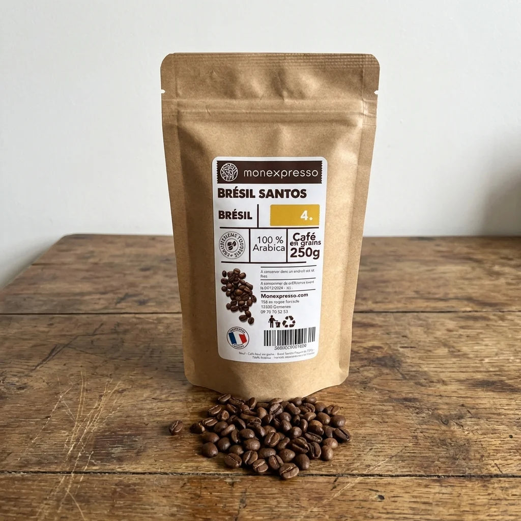 Café En Grains - Pure Origine - Brésil Santos