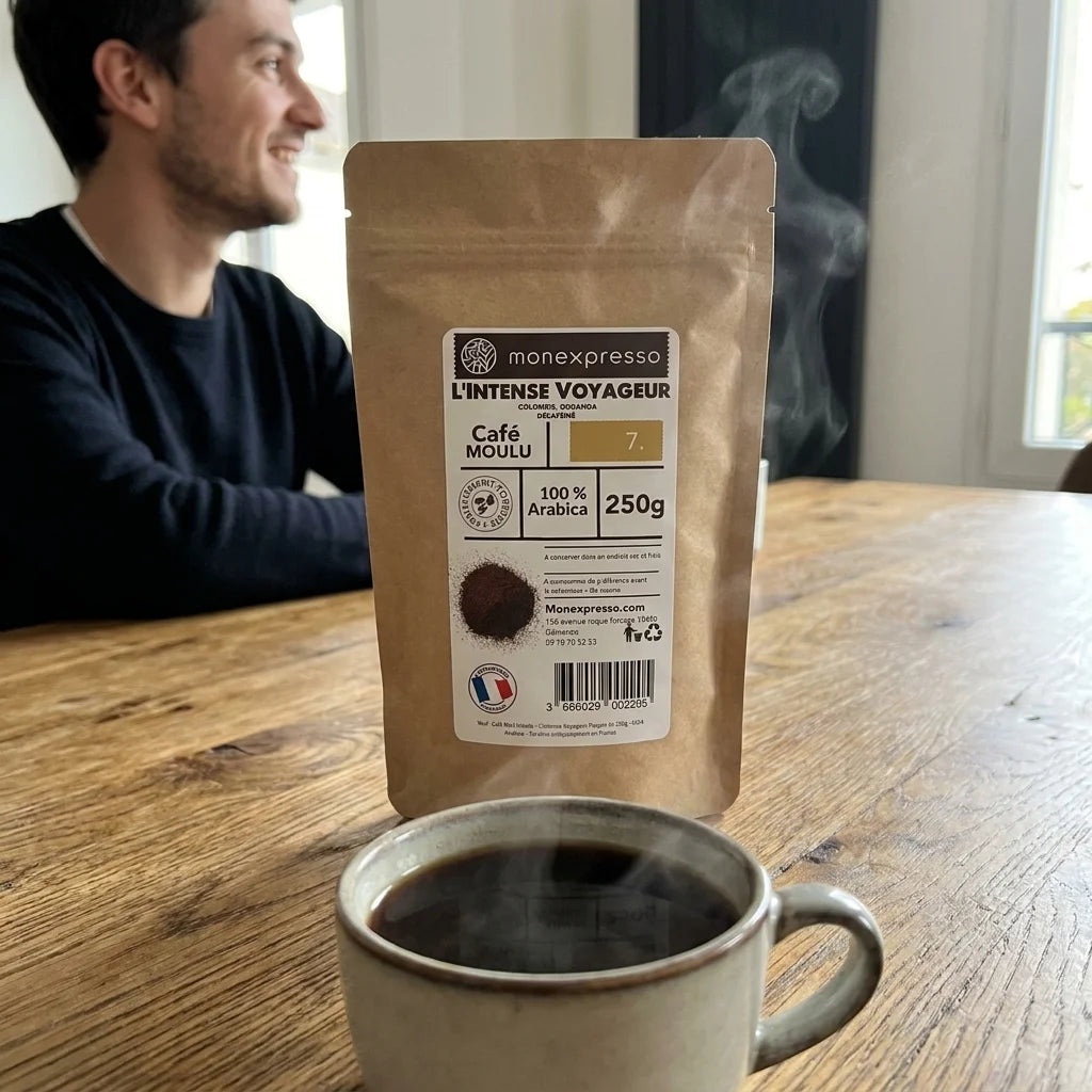 Café Moulu - Assemblage - L’Intense Voyageur Décaféiné