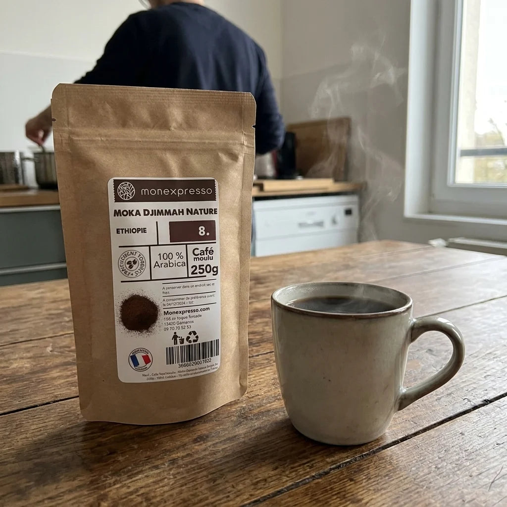 Café Moulu - Pure Origine - Éthiopie Moka Djimmah Nature Grade 5