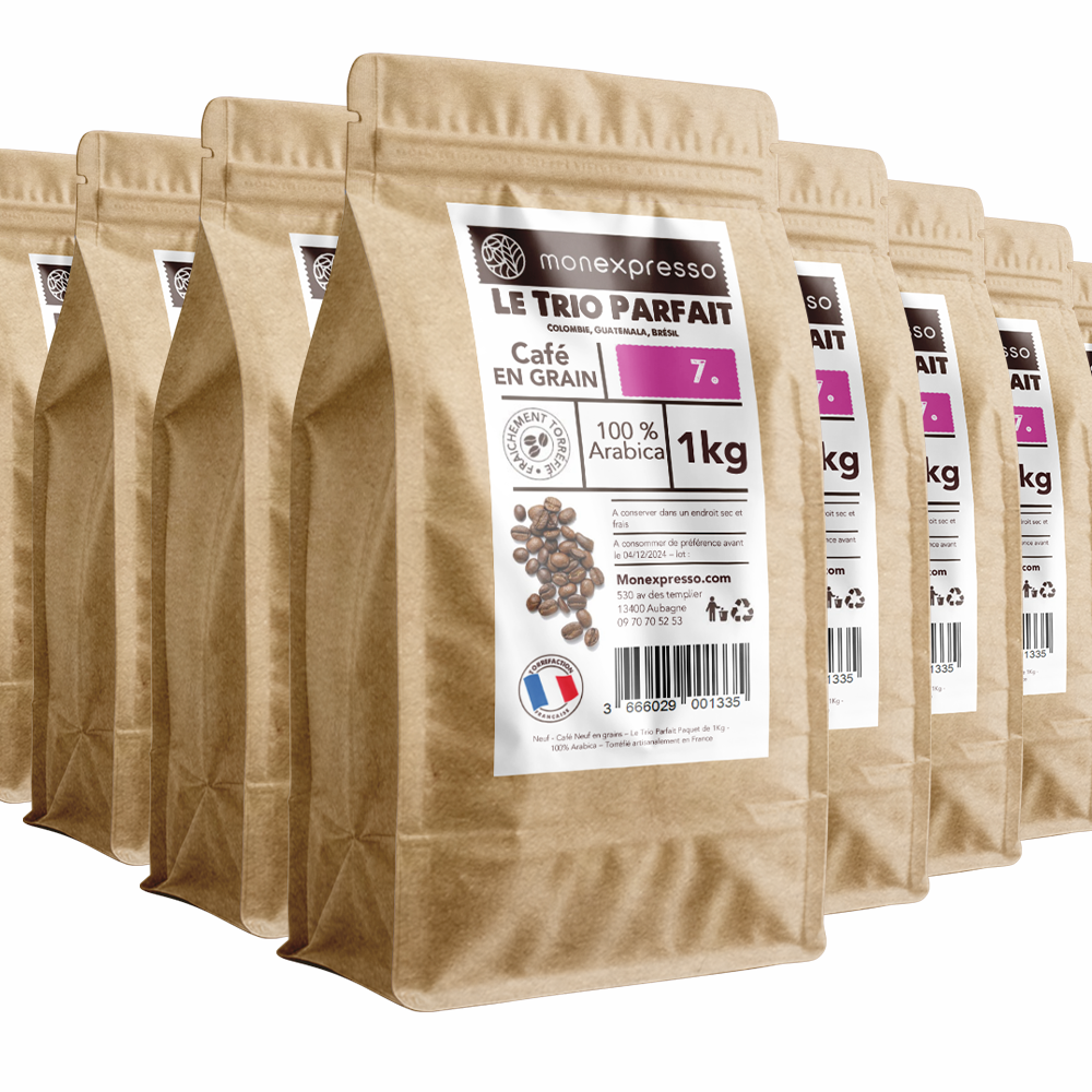 Café En Grains - Assemblage - Le Trio Parfait (10Kg Vente En Gros)