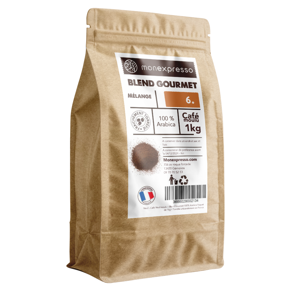 Café Moulu - Assemblage - Blend Gourmet - Arabica De Dégustation