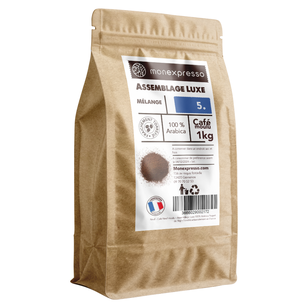 Café Moulu - Assemblage - Luxe - 100% Arabica