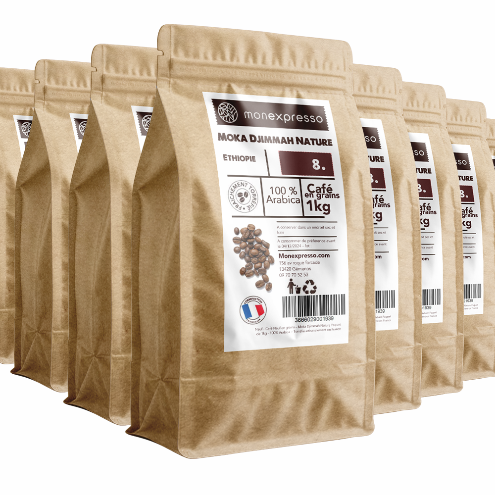 Café en Grains - Pure Origine - Éthiopie Moka Djimmah Nature Grade 5