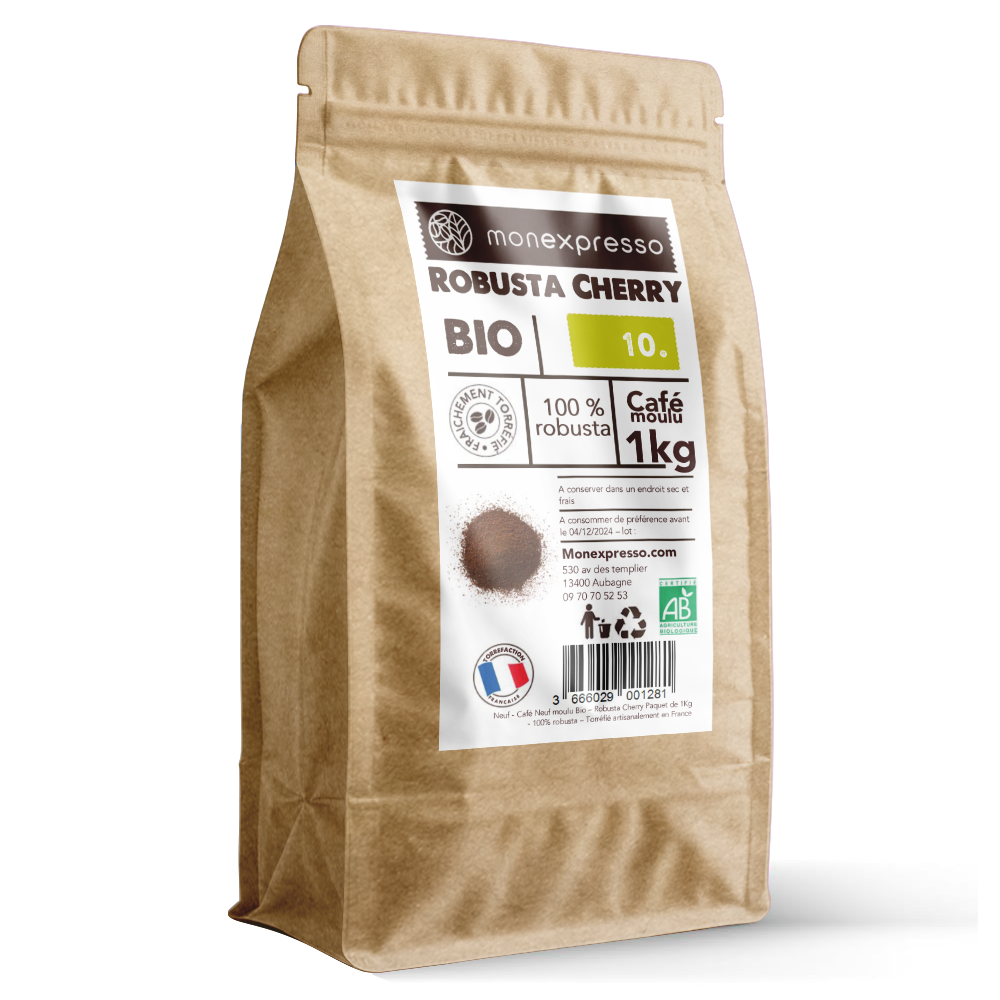 Café Moulu - Pure Origine - Robusta Cherry Bio