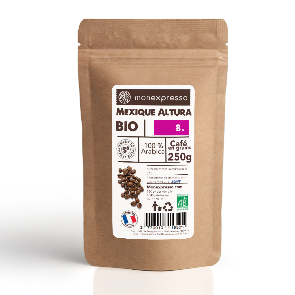 Café En Grains - Pure Origine -  Mexique Altura Bio