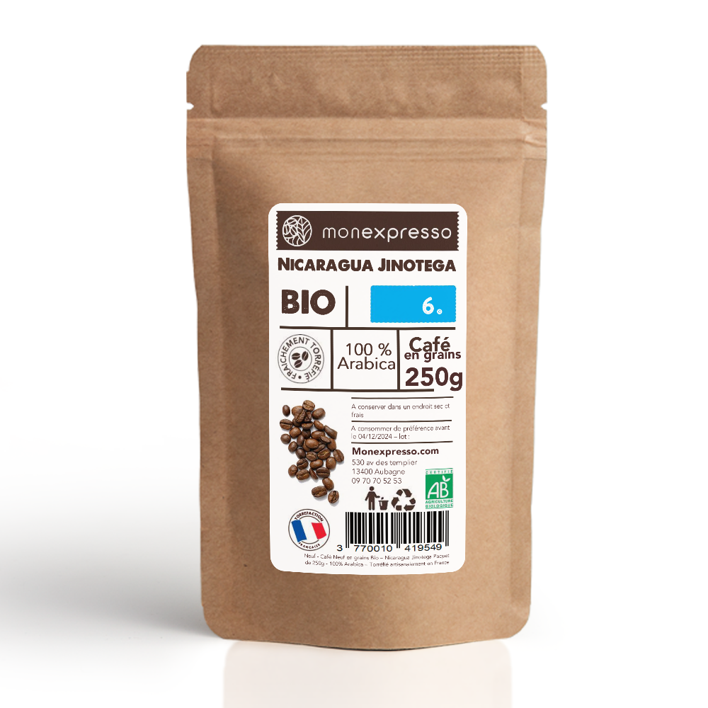 Café En Grains - Pure Origine -  Nicaragua Jinotega Bio