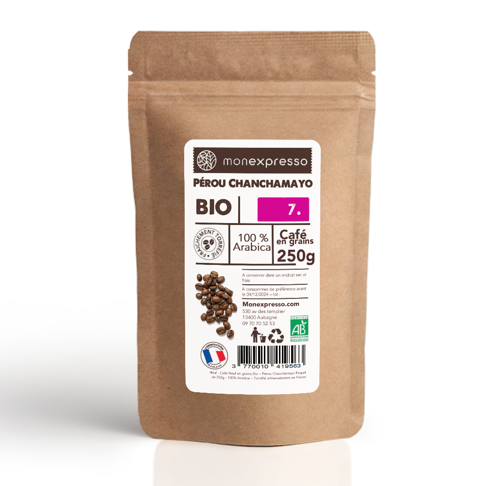 Café En Grains - Pure Origine -  Pérou Chanchamayo Bio