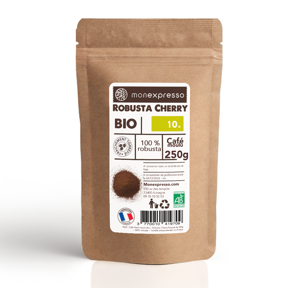Café Moulu - Pure Origine - Robusta Cherry Bio