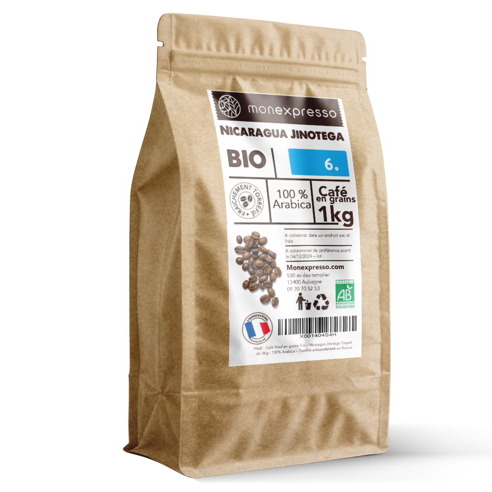 Café En Grains - Pure Origine -  Nicaragua Jinotega Bio