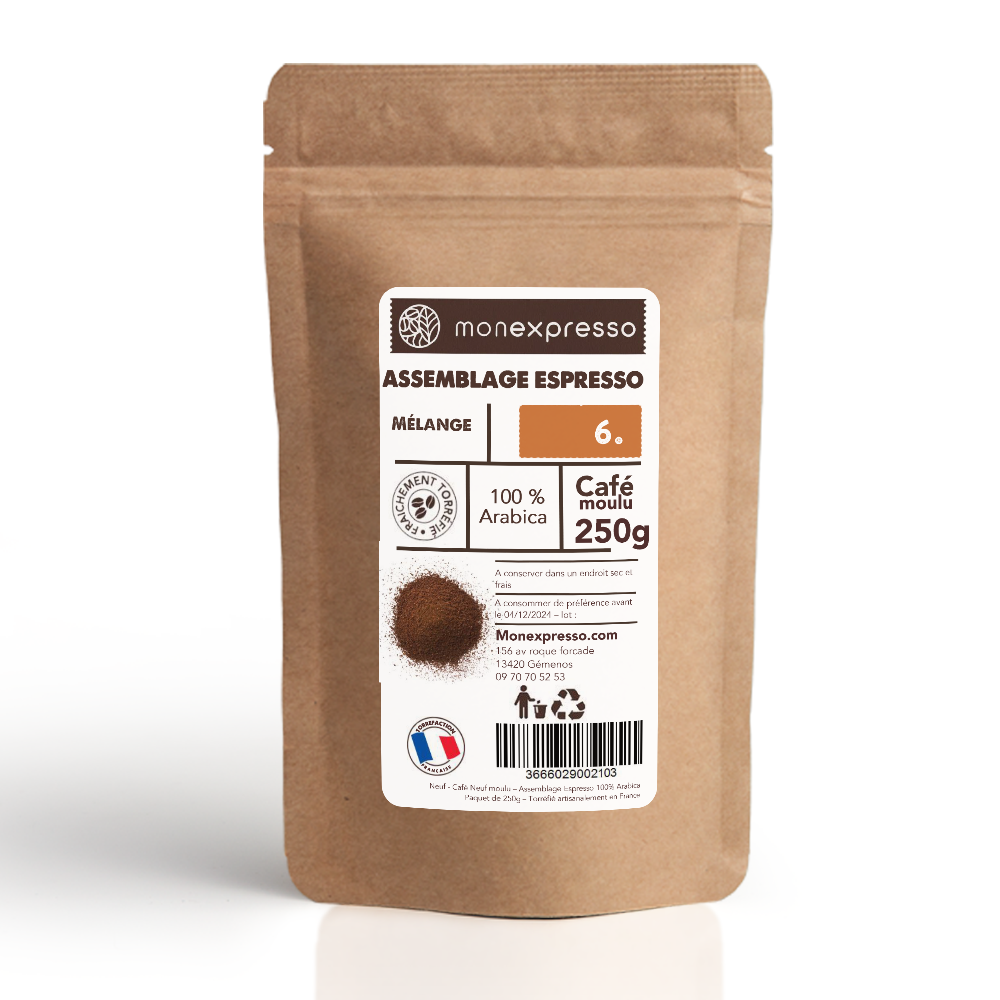 Café Moulu - Assemblage - Expresso - 100 % Arabica