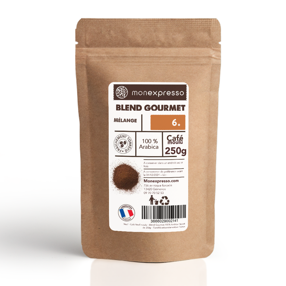 Café Moulu - Assemblage - Blend Gourmet - Arabica De Dégustation