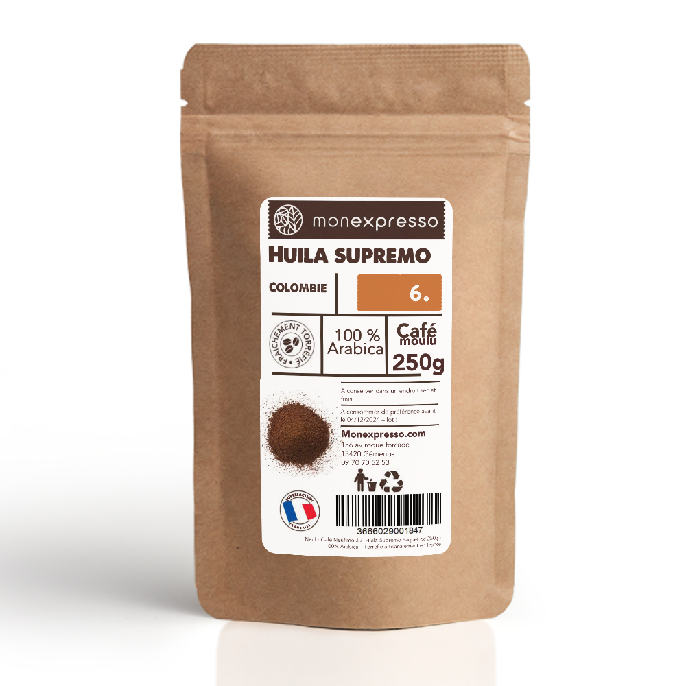Café Moulu - Pure Origine - Huila Supremo Grand Cru De Colombie